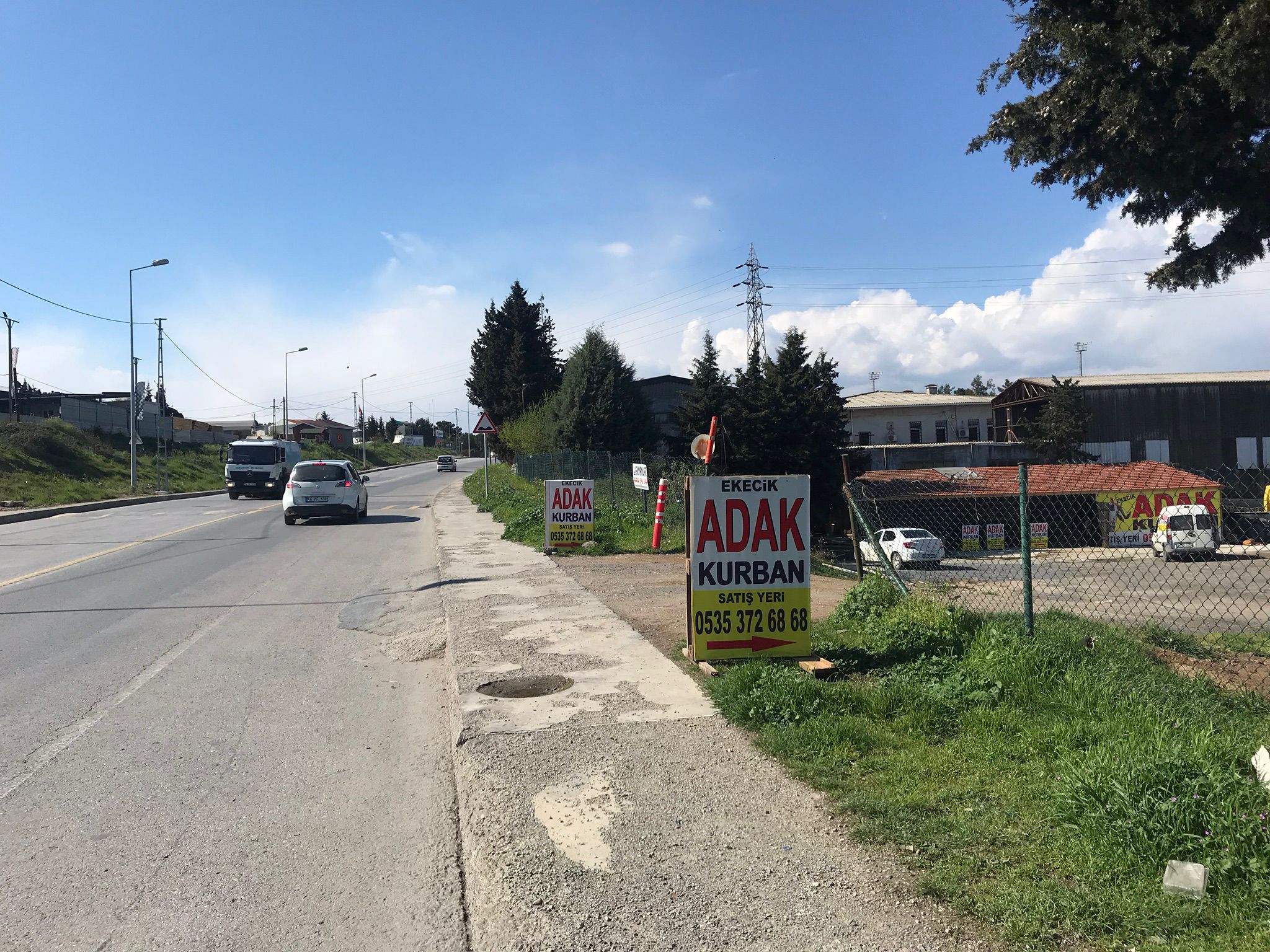 Çiftliğimizin panoramik görünümü